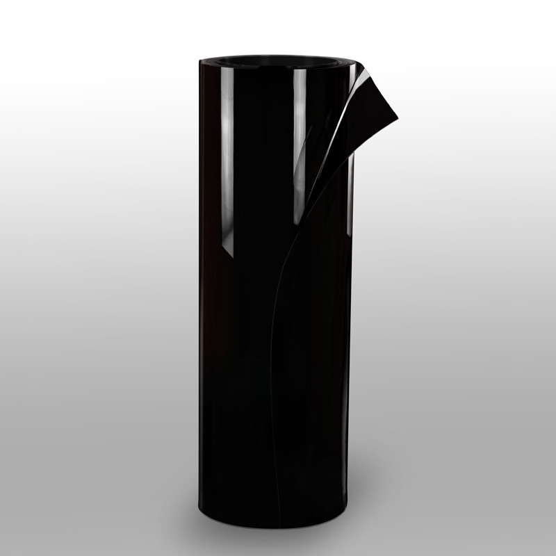 Black flexible PVC for swing doors, rapid doors, roll-up doors and automatic doors