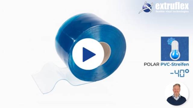Polar-PVC-Streifen sind für Tiefkühl- und Kühllagerbereiche konzipiert, bleiben bis -25 °C flexibel und tragen zur Temperaturkontrolle, zur Reduzierung von Energieverlusten und zu effizienten Abläufen bei.