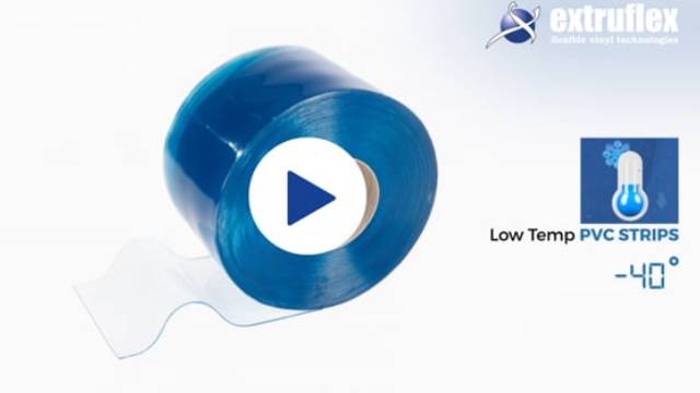 Low Temp PVC Strips are designed for freezer and cold storage environments, remaining flexible down to -13°F to improve temperature control, reduce energy loss, and support efficient operations across cold chain applications.