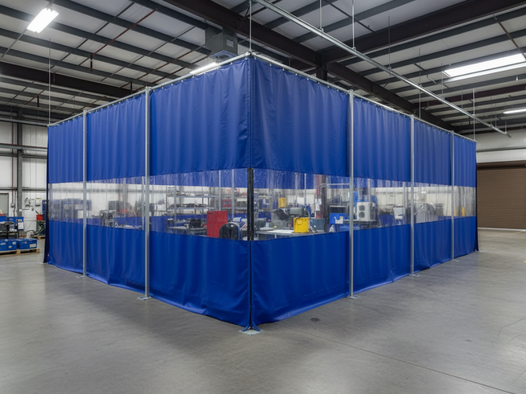 blue coated pvc enclosure