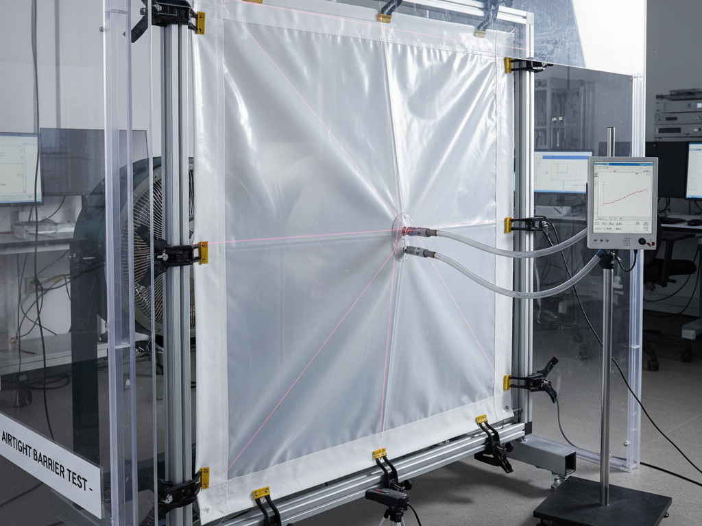 coatflex Airtight barrier test setup