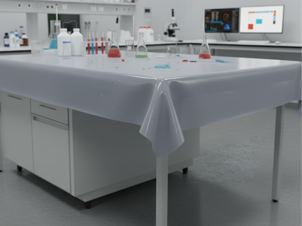 coatflex Composite-coated sheet on lab table