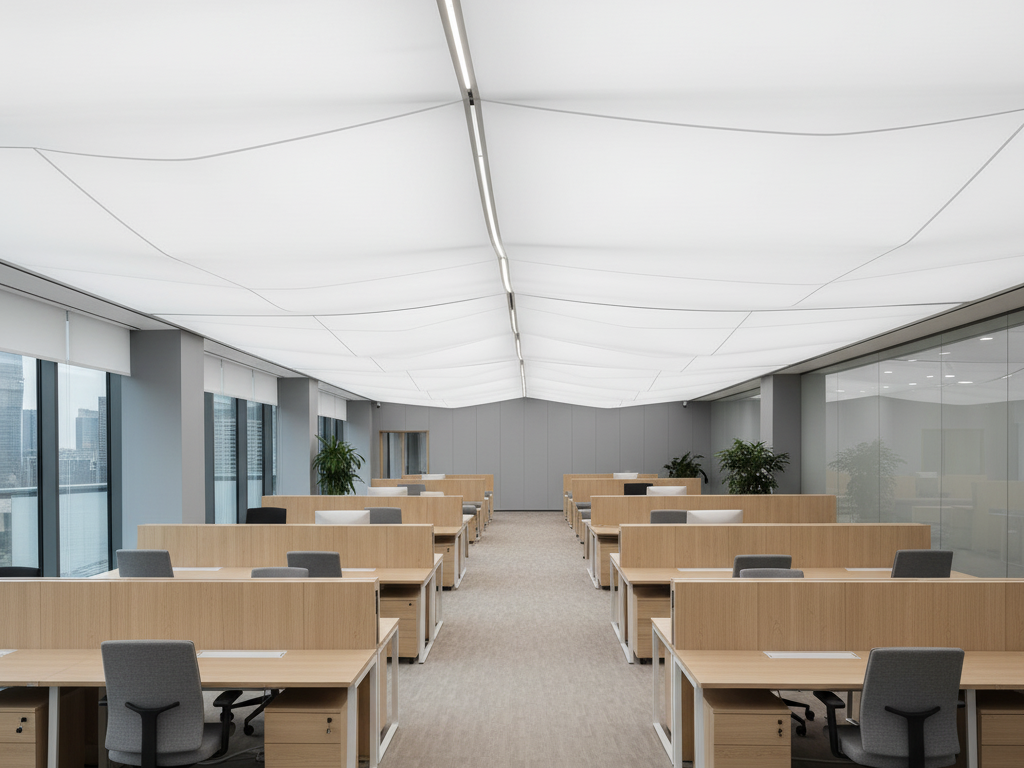 coatflex Interior light-diffusing membrane ceiling