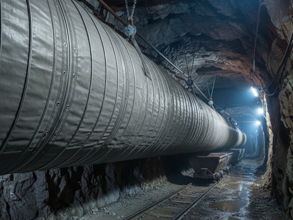 coatflex Mining or tunnel ventilation tube