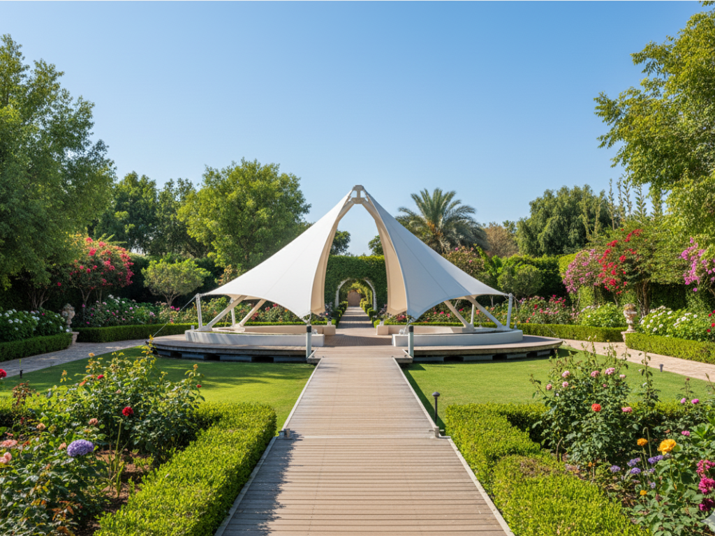 garden canopy using coaftlex
