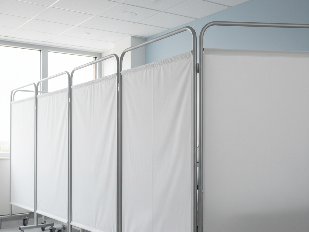 hospital privacy partition using coatflex