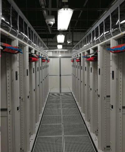 Temperature control with PVC strips in data center